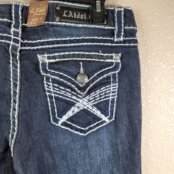 New la idol white boot cut jeans blue - Picture 10 of 10